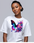 RAD Floral Butterfly Dahlias T‑Shirt