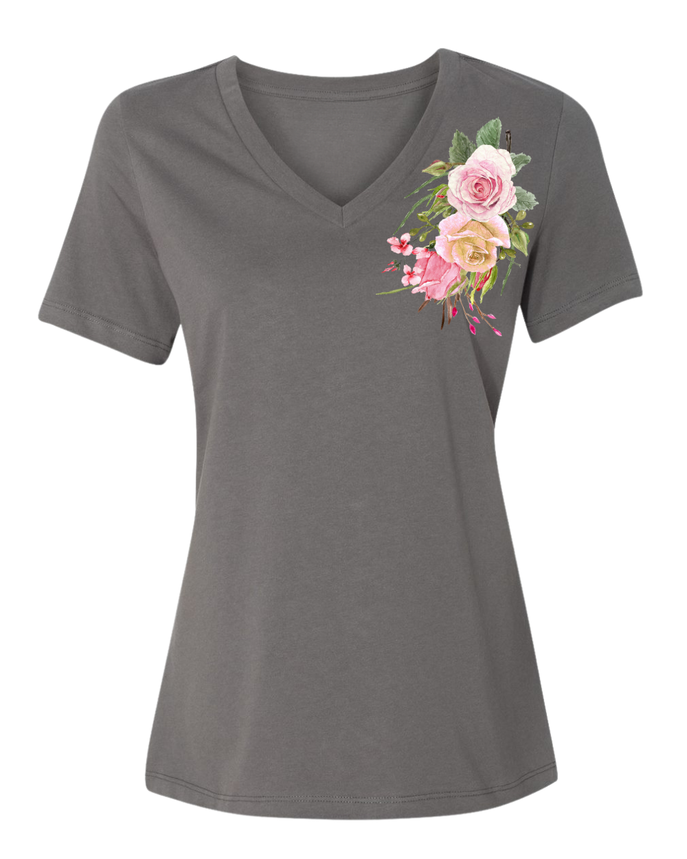 RAD Floral Rose Boutonniere T-shirt