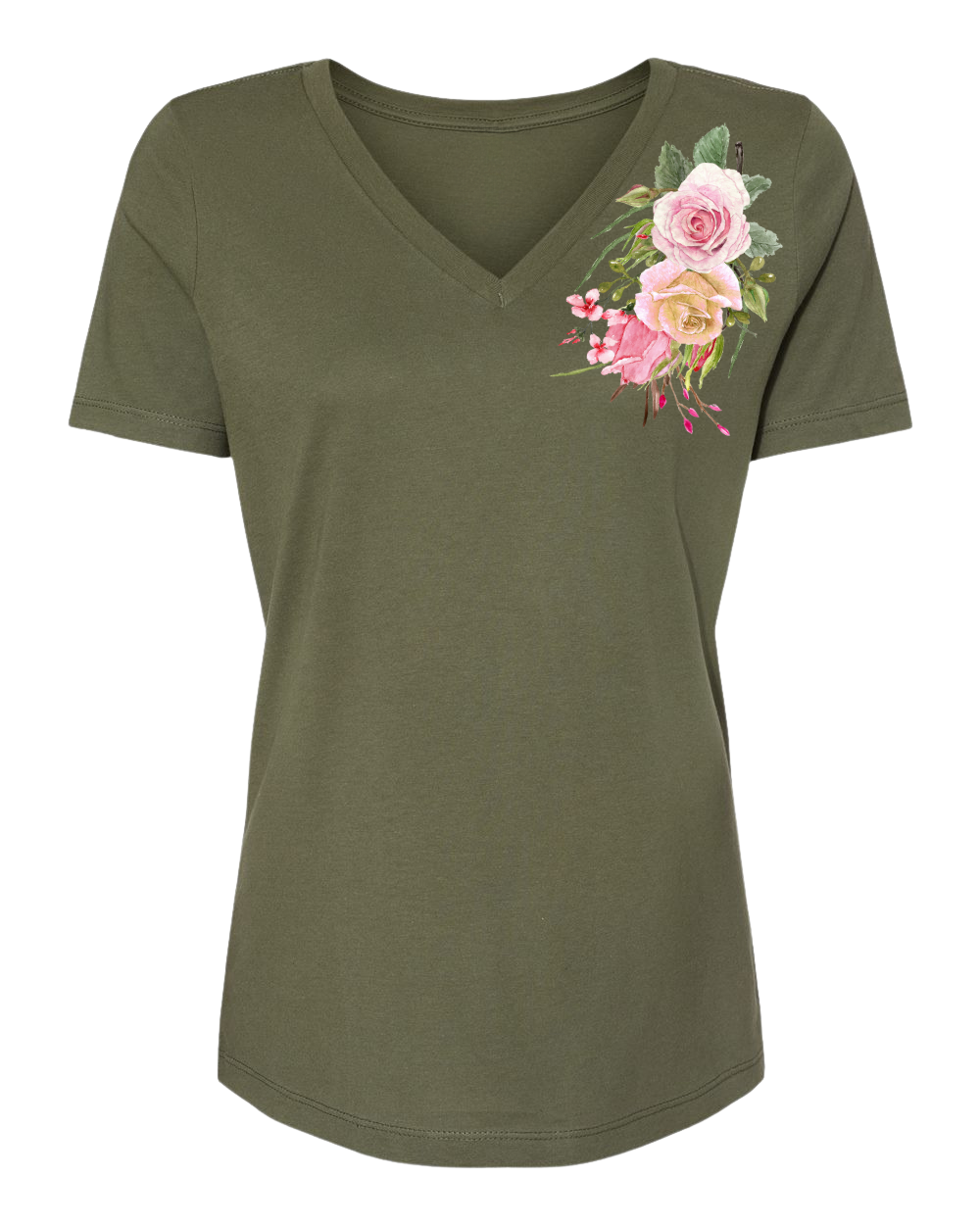 RAD Floral Rose Boutonniere T-shirt