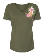 RAD Floral Rose Boutonniere T-shirt