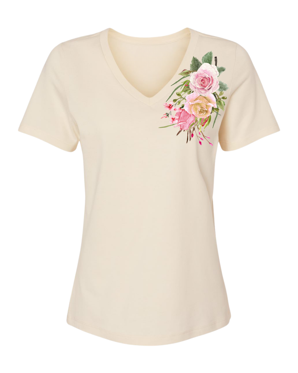 RAD Floral Rose Boutonniere T-shirt