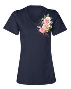 RAD Floral Rose Boutonniere T-shirt