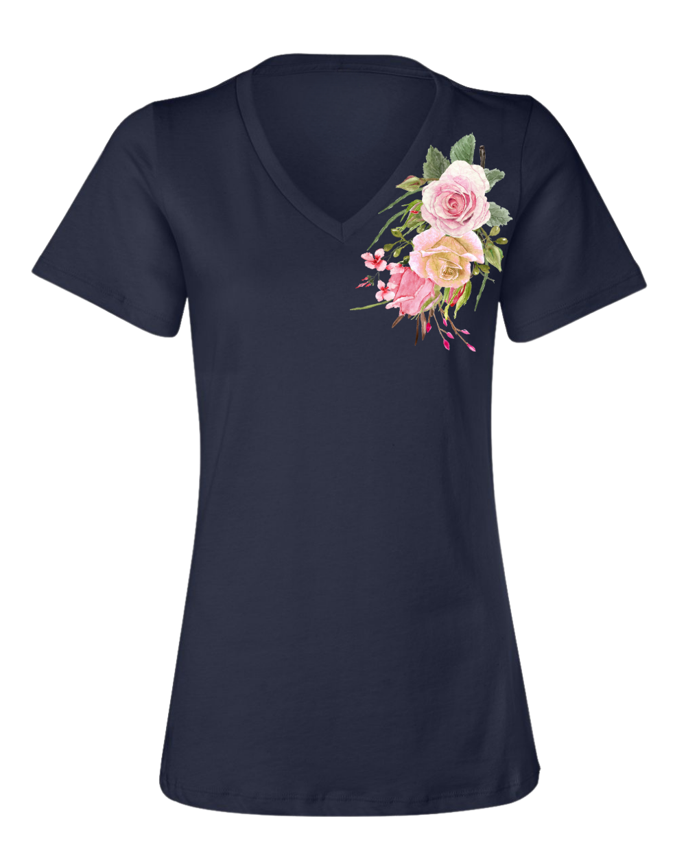 RAD Floral Rose Boutonniere T-shirt