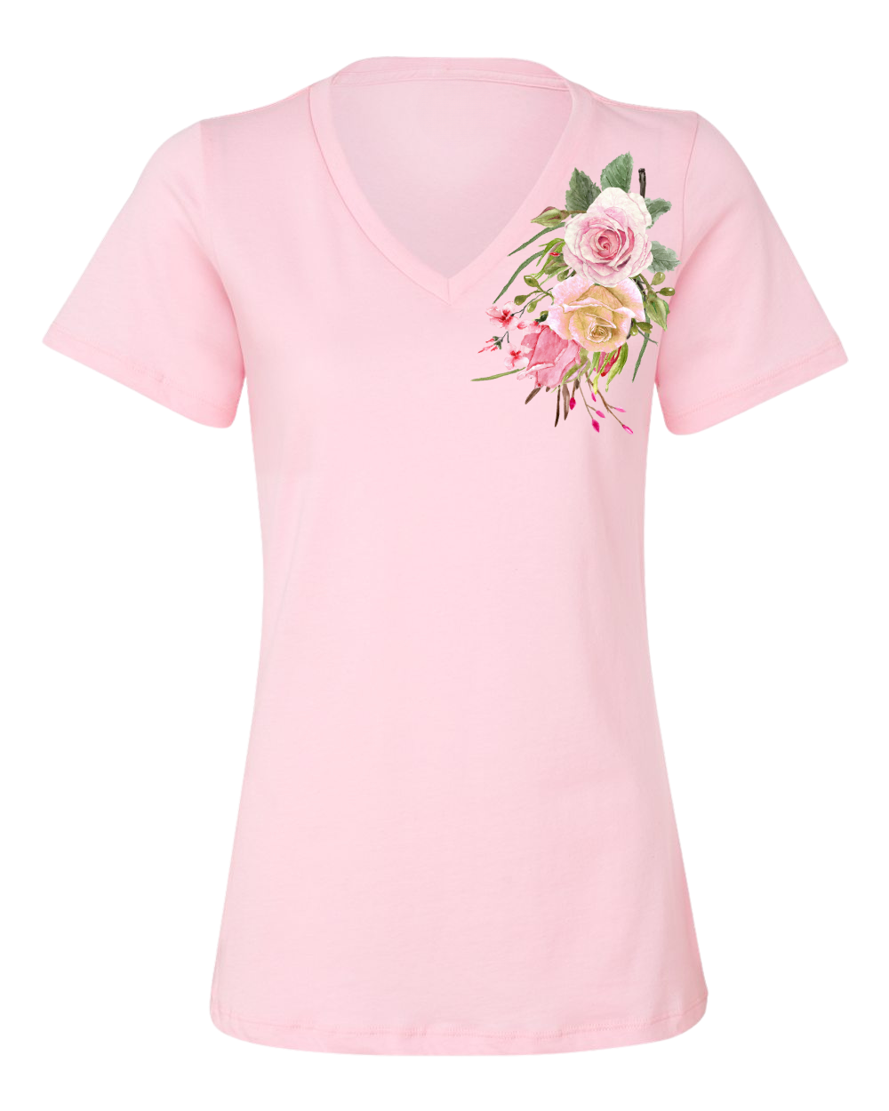 RAD Floral Rose Boutonniere T-shirt