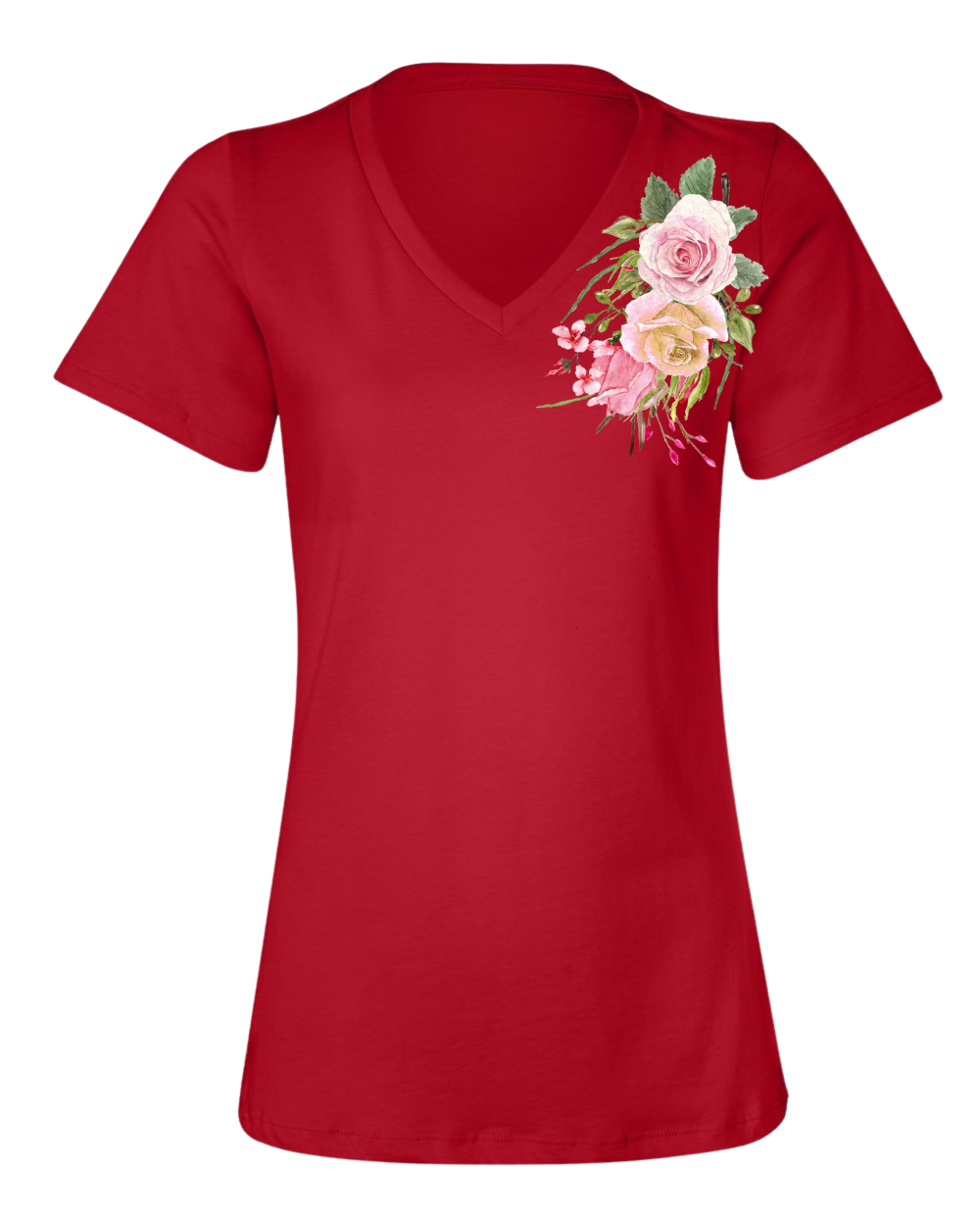 RAD Floral Rose Boutonniere T-shirt