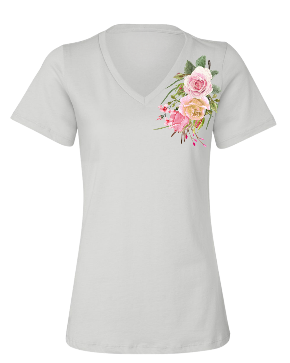 RAD Floral Rose Boutonniere T-shirt